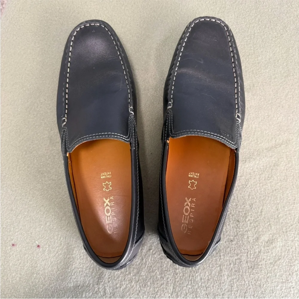Geox Men’s‎ Black Moner loafers Size EU 46- US 12